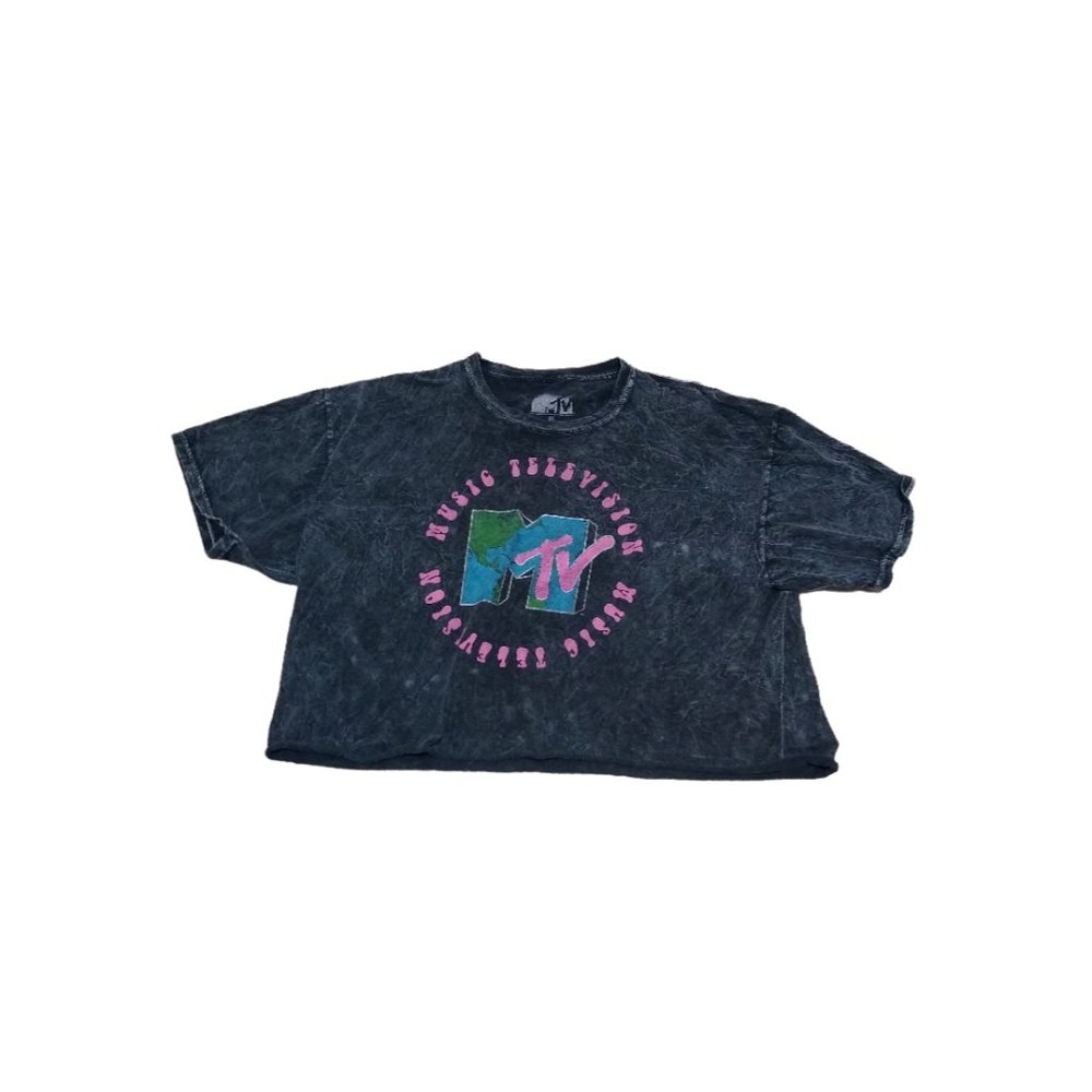 MTV Women's T-shirt  Retro Music Television Logo Size XL